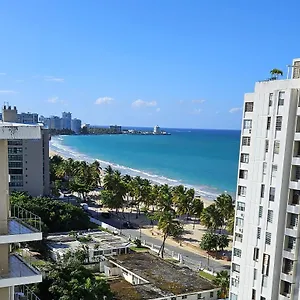  Apartment Kasa Seaview At Coral - For 2 Balcony Beachfront Building Pool Puerto Rico